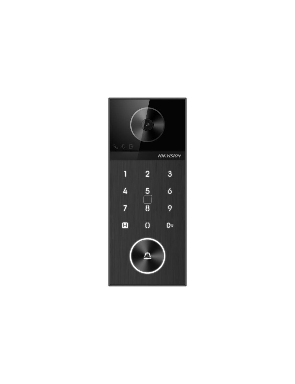 Platine de rue / interphone vidéo IP avec caméra et lecteur RFID