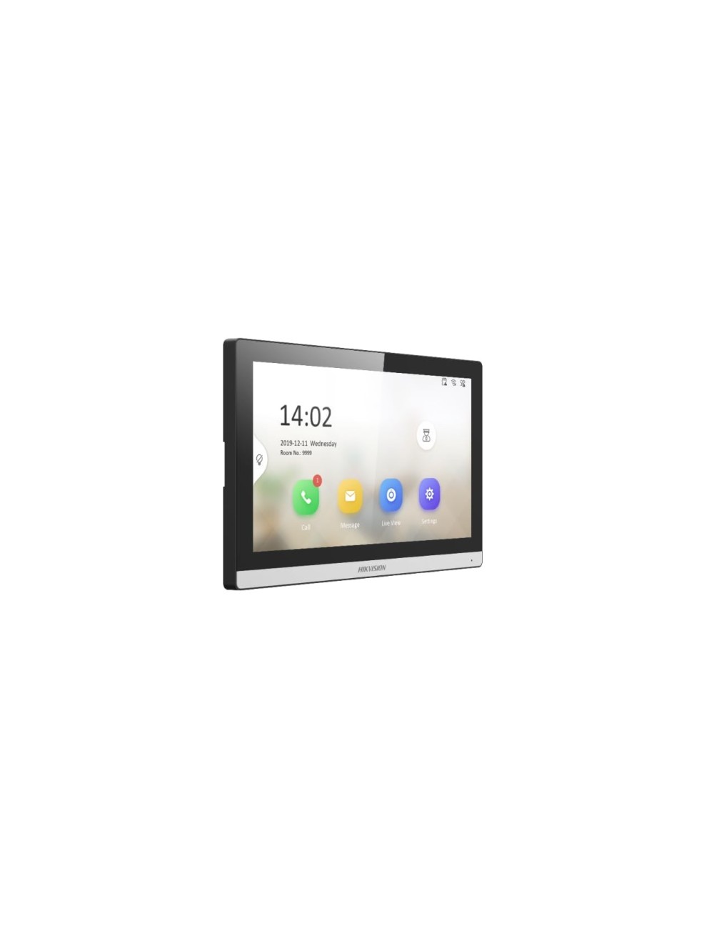 Moniteur intérieur d’interphone vidéo IP avec écran tactile 7 pouces.