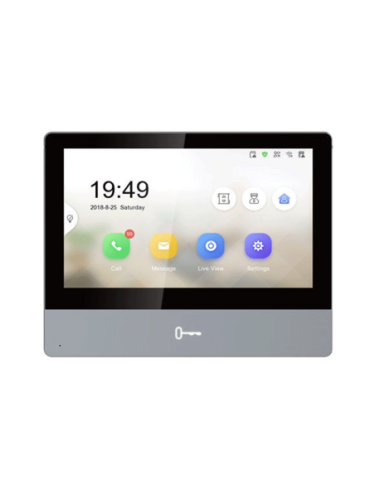 Station intérieure IP pour interphone vidéo 7 Pouces