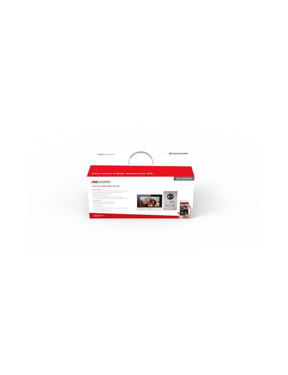 Kit interphone vidéo IP complet (portier + moniteur intérieur)