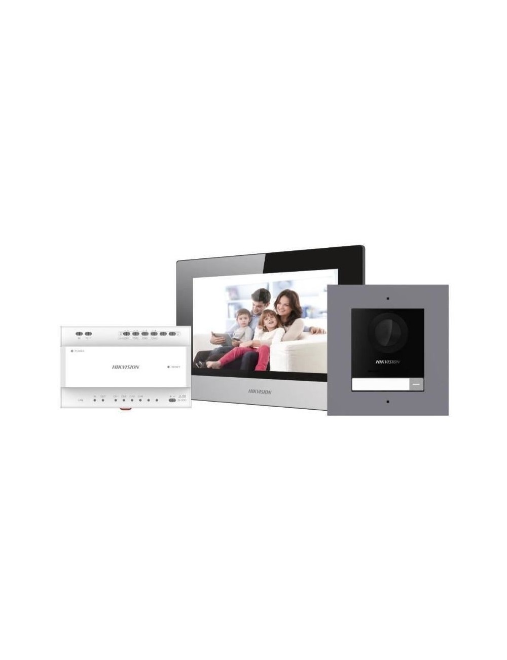 Kit interphone vidéo IP complet pour maison (portier + moniteur intérieur)